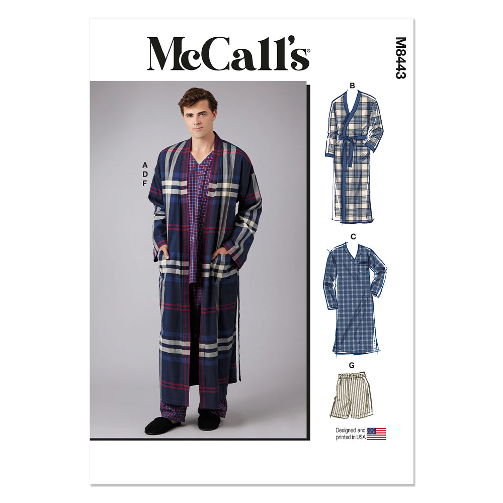 McCALL's M8443 Men's Sleepwear