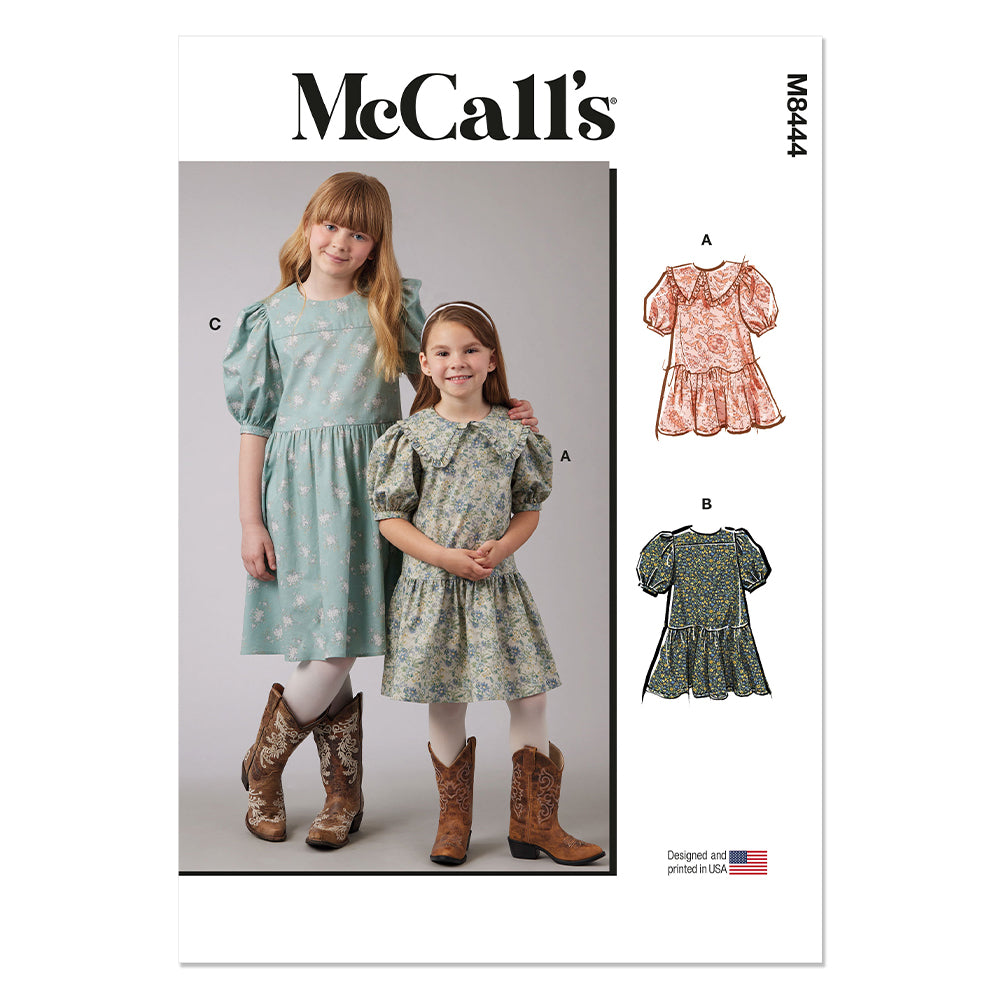 McCALL's M8444 Children's and Girls' Dresses