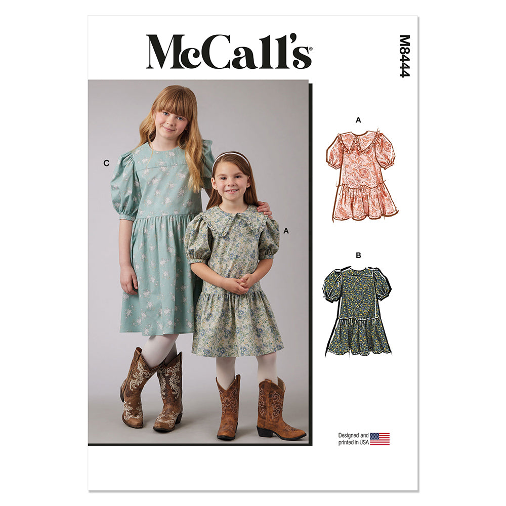 McCALL's M8444 Children's and Girls' Dresses