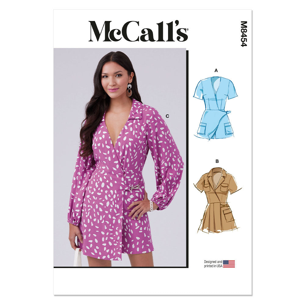 McCALL's M8454 Misses' Romper