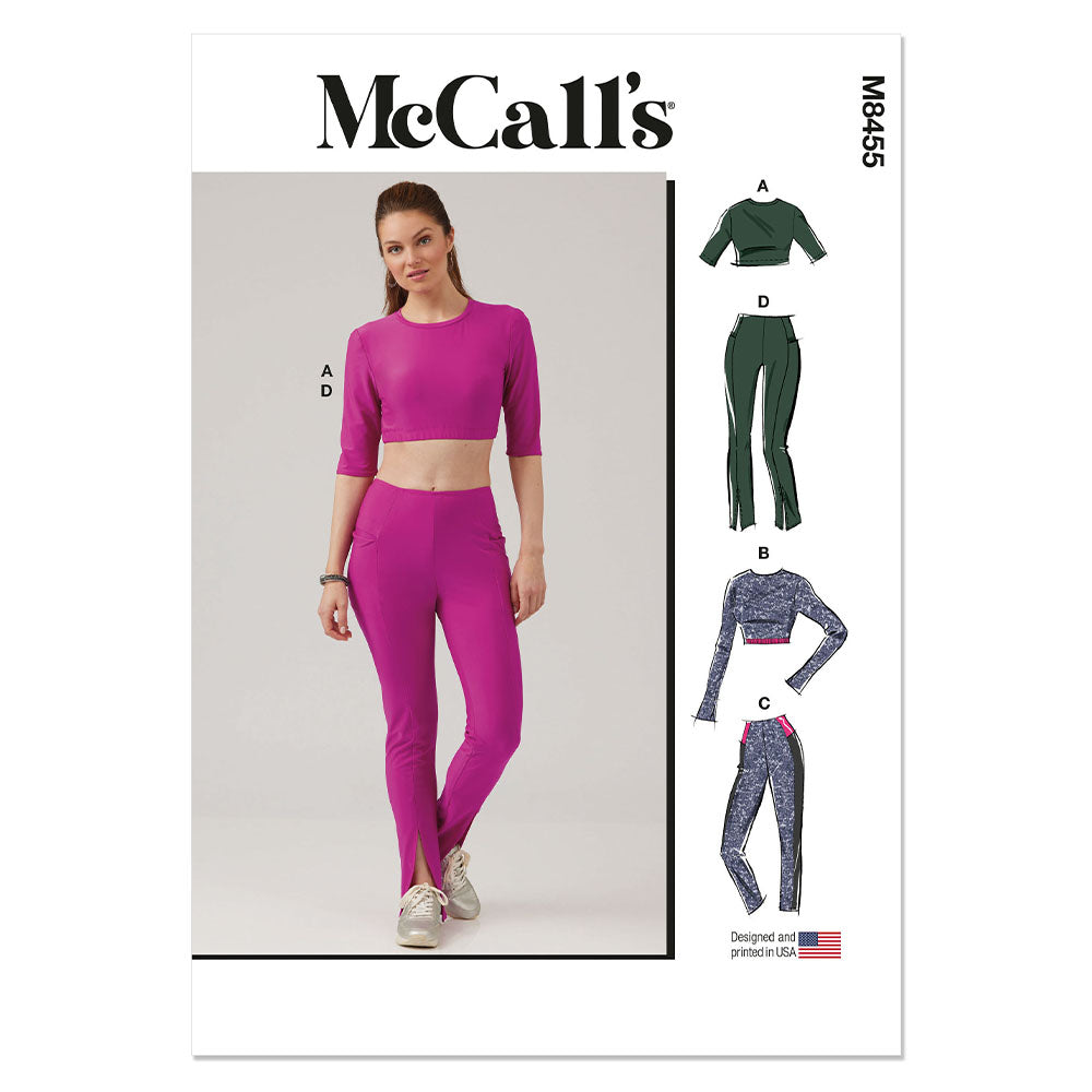 McCALL's M8455 Misses' Knit Top And Leggings