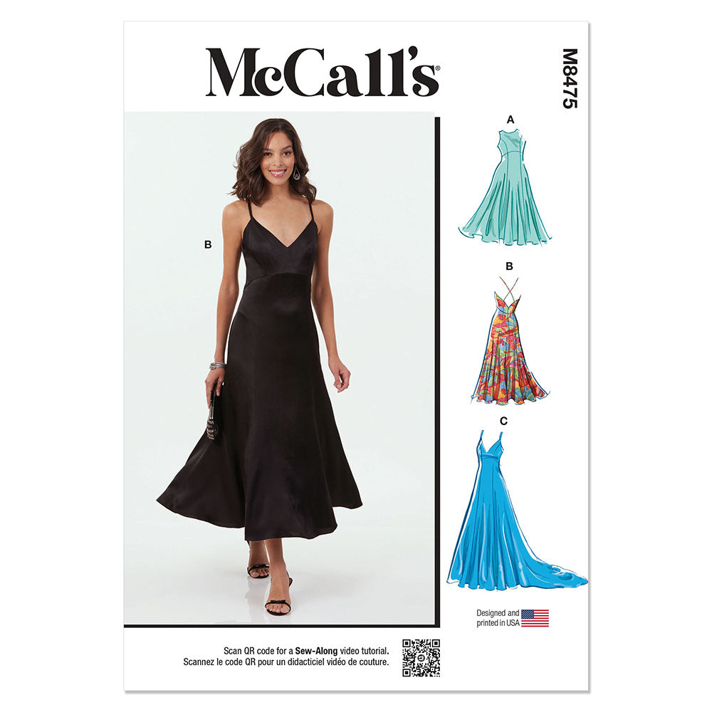 McCALLs M8475 Misses and Womens Dresses