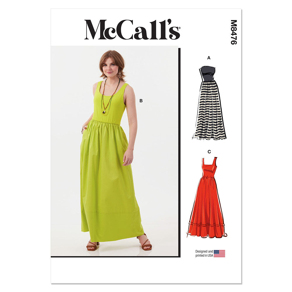 McCALLs M8476 Misses Dresses