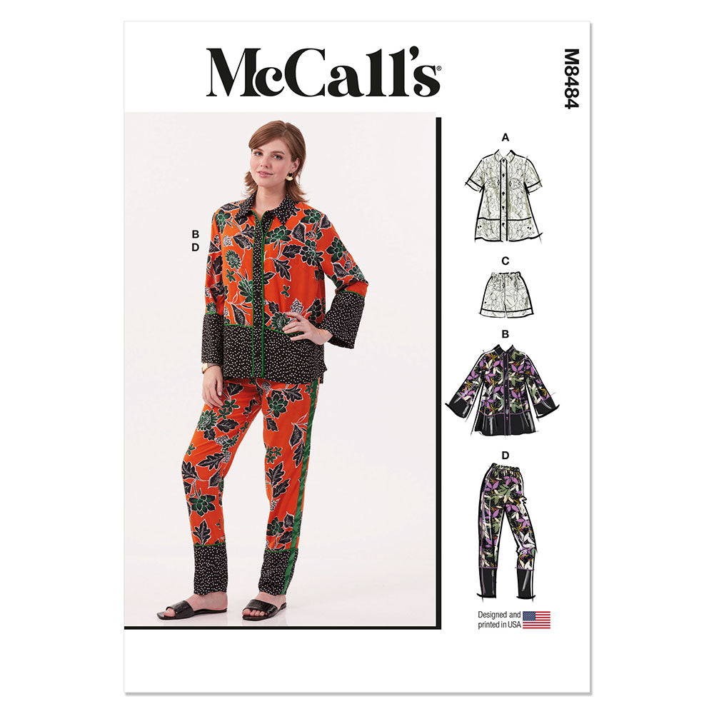 McCALLs M8484 Misses Pajamas