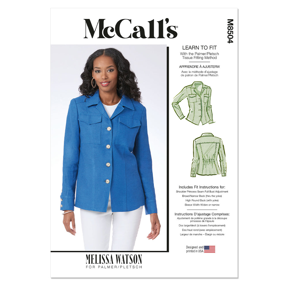 McCALLs M8504 Misses Jacket by Melissa Watson