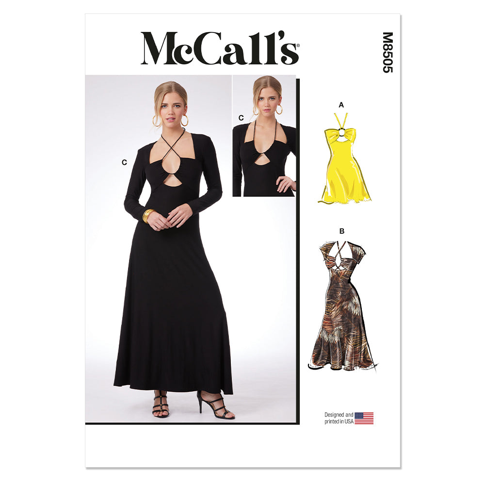McCALLs M8505 Misses Knit Dresses