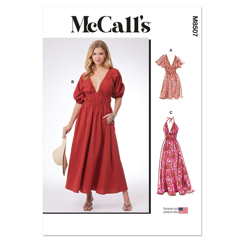 McCALLs M8507 Misses and Womens Dresses
