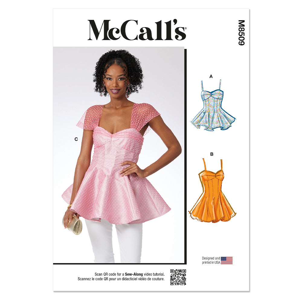 McCALLs M8509 Misses Tops