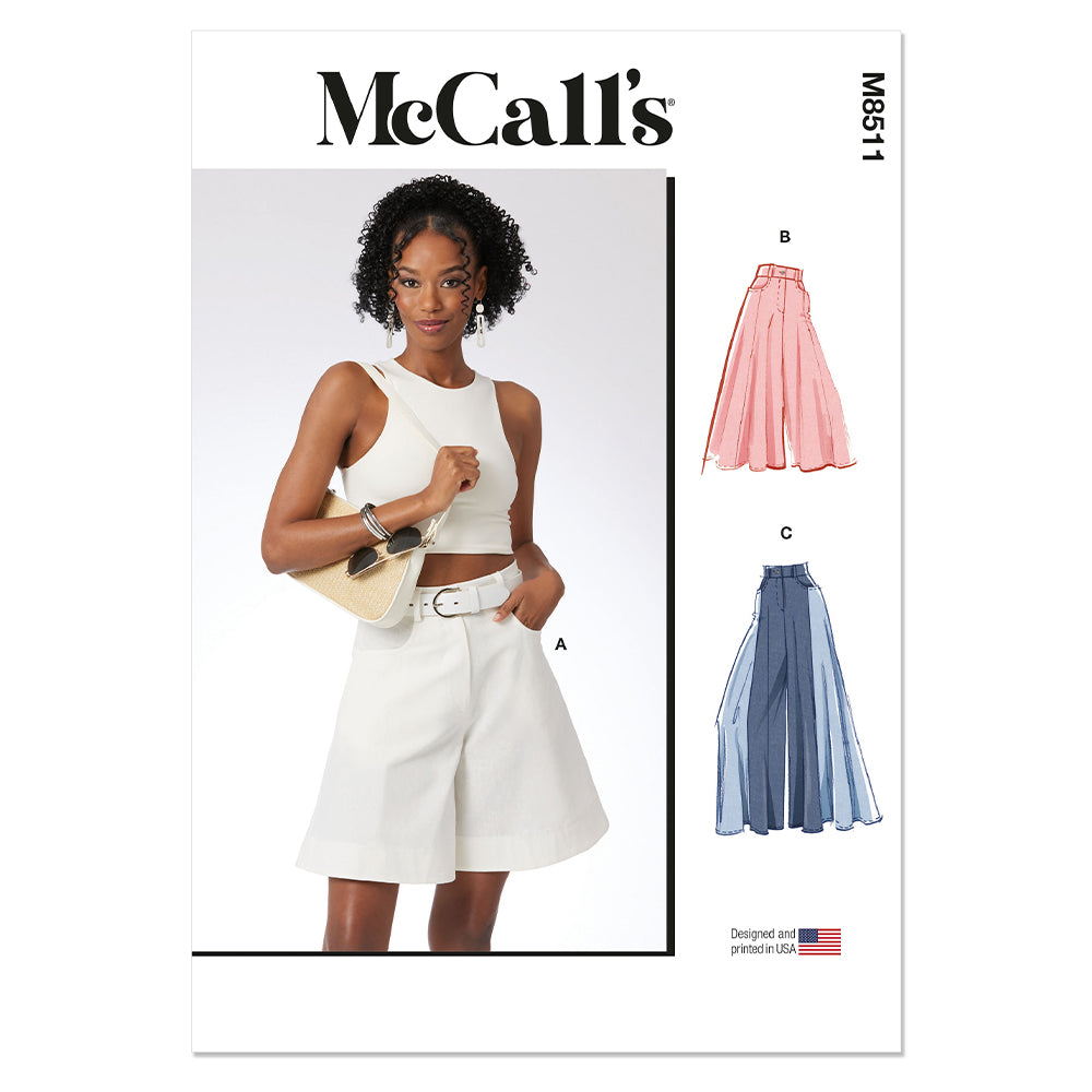 McCALLs M8511 Misses Shorts and Pants