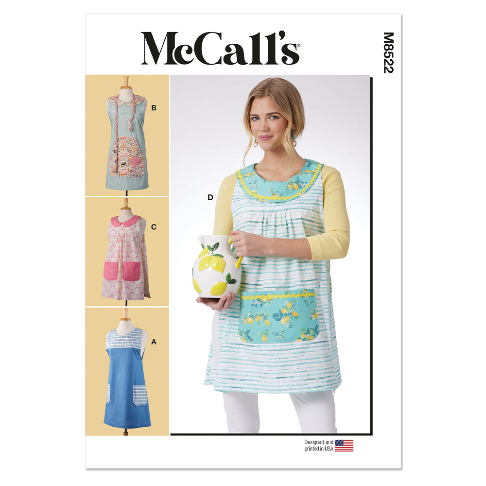 McCALLs M8522 Misses Cobbler Aprons