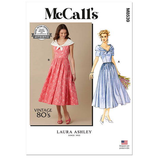 MCCALLS M8539 Misses' Dress by Laura Ashley
