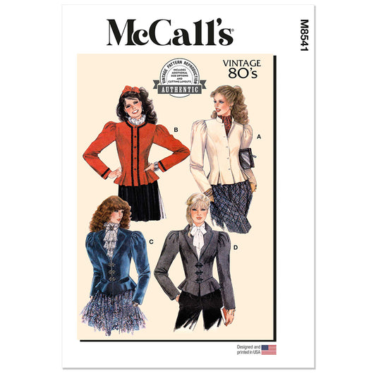 MCCALLS M8541 Misses' Jackets