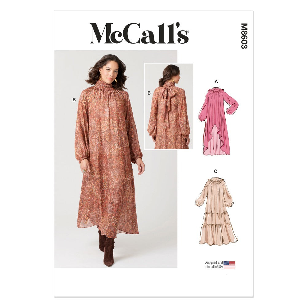 McCalls M8603 Misses' Dress with Hemline Variations