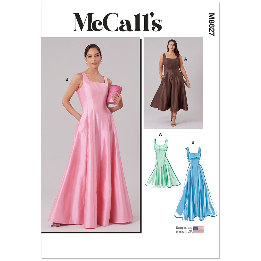 "MCCALL'S M8627 Occasion Dress Sewing Pattern, Sizes 10-20"
