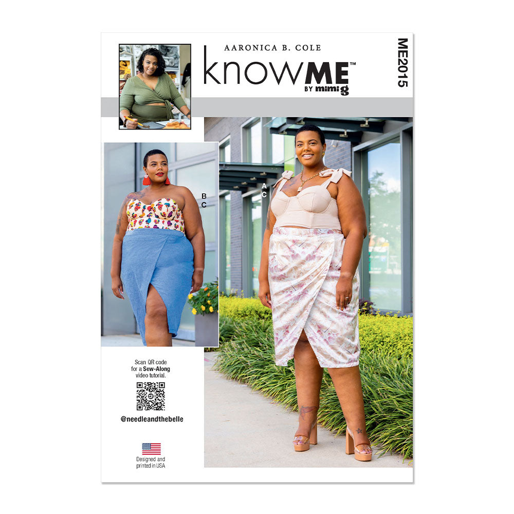 McCALL's ME2015 Women's Lined Bustier and Skirt By Aaronica B. Cole