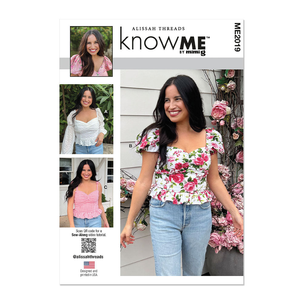 McCALL's ME2019 Misses' Tops By Alissah Threads