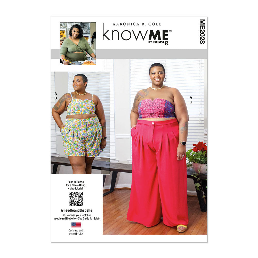 McCALL's ME2028 Women's Crop Top, Shorts and Pants