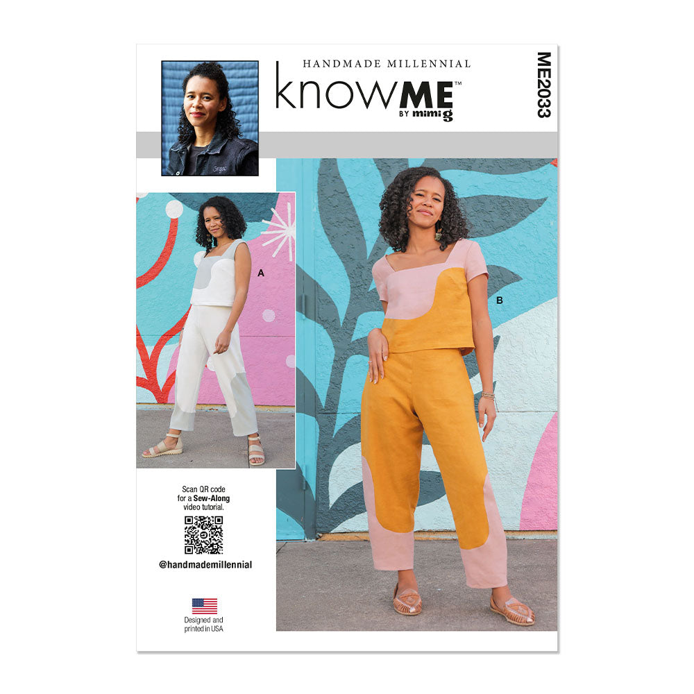 McCALL's ME2033 Misses' Crop Tops and Pants