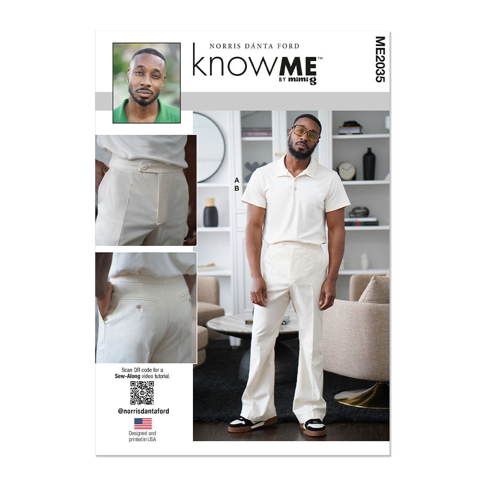 McCALL's ME2035 Men's Polo Shirt and Pants