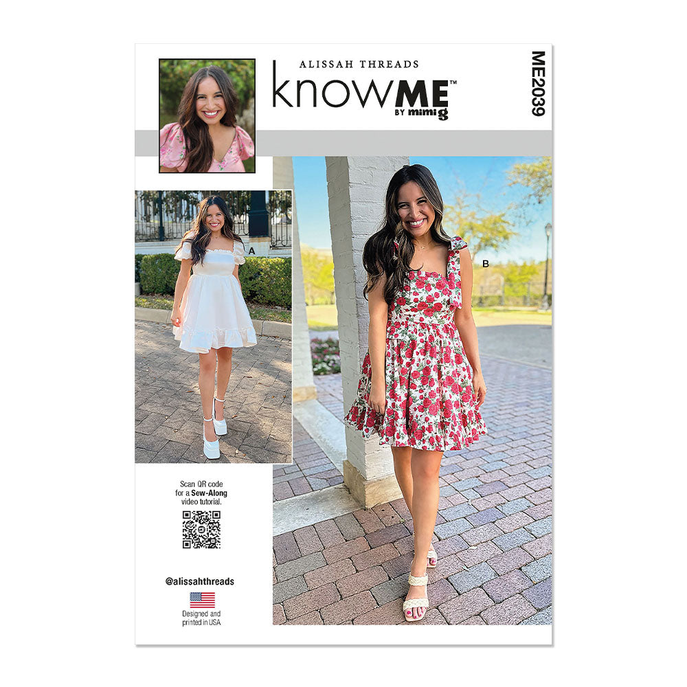 McCall's ME2039H5 Misses' Baby Doll Dress with Sleeve Variations