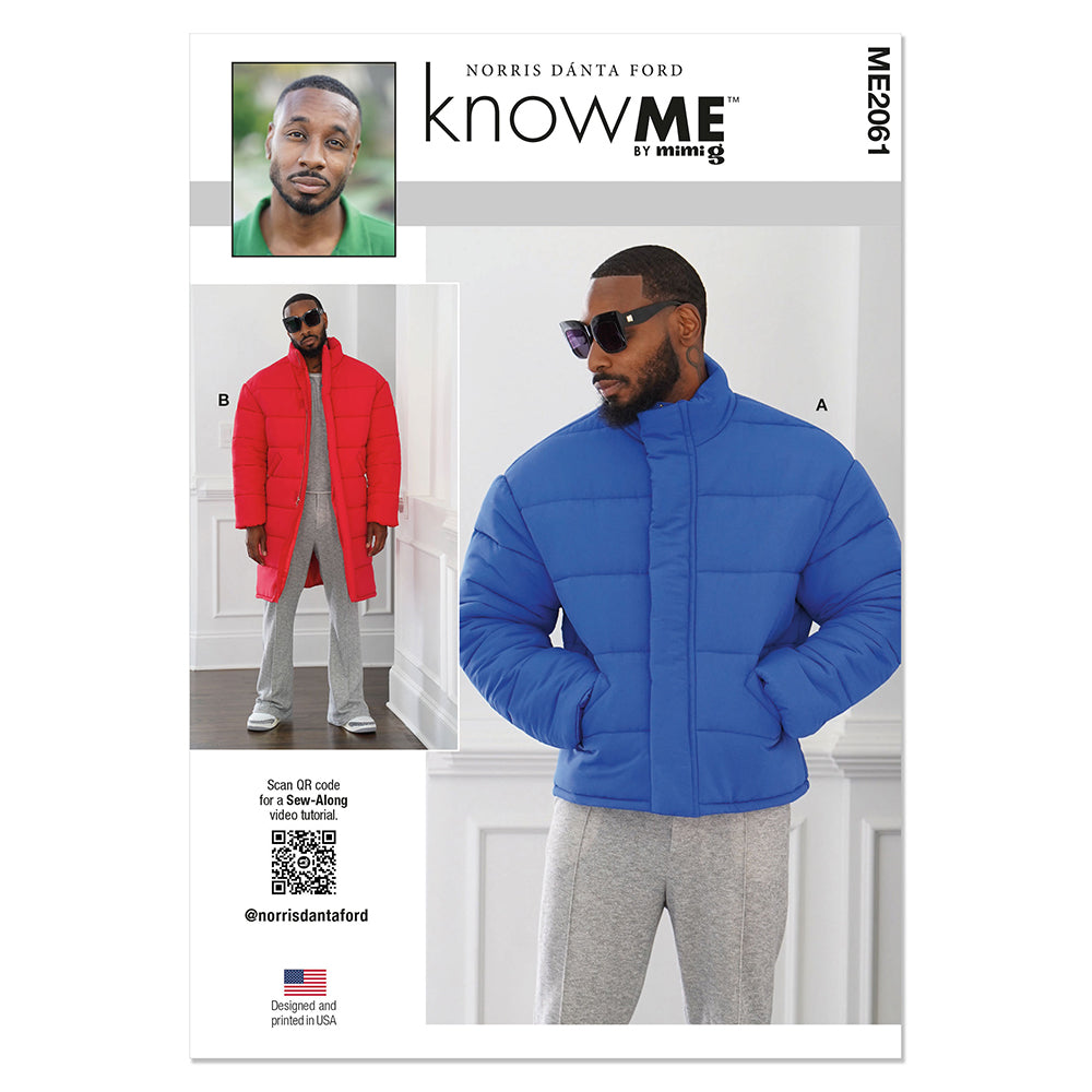 McCALL's ME2061 Men's Puffer Coat In Two Lengths