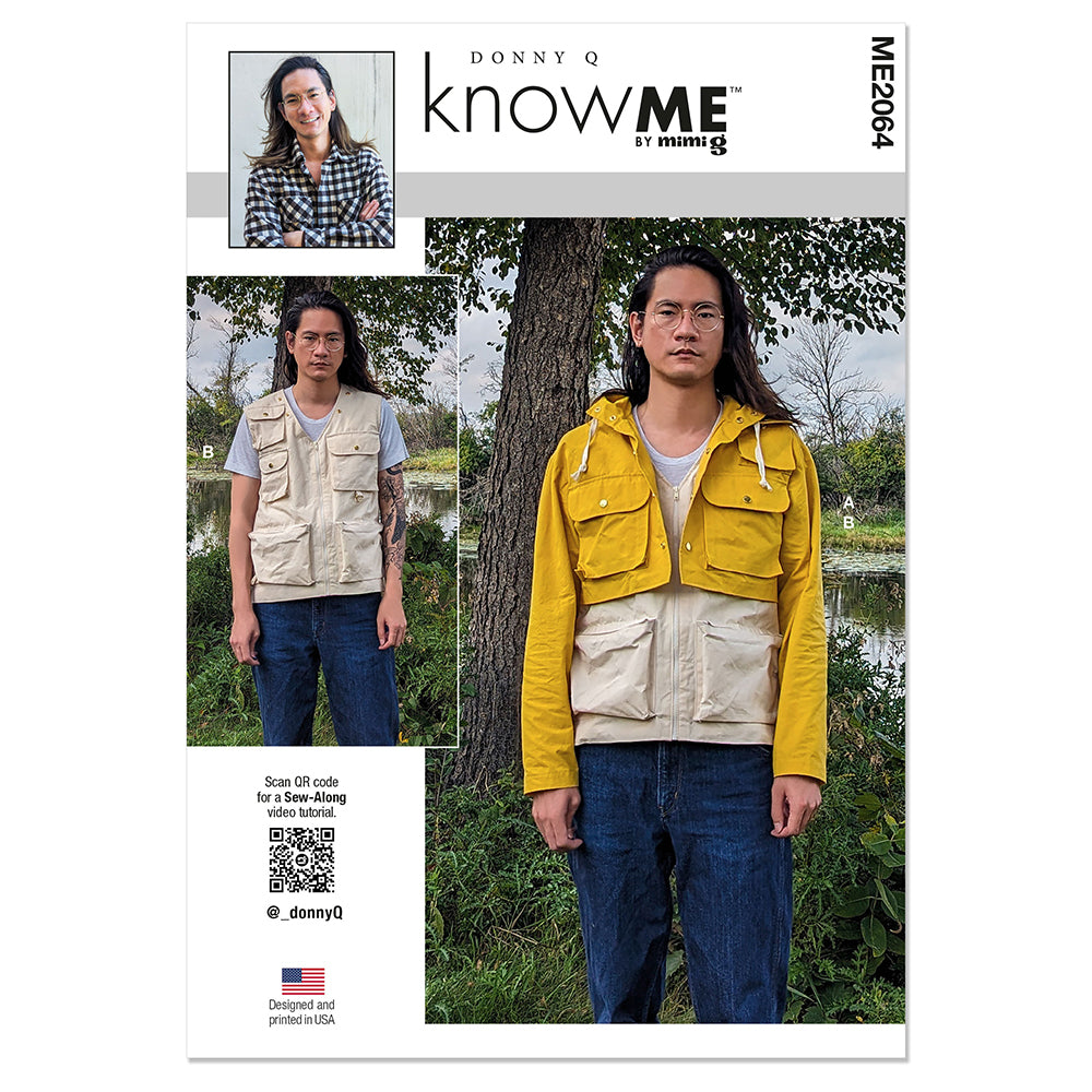 KNOW ME ME2064 Men's Jacket and Vest by Donny Q