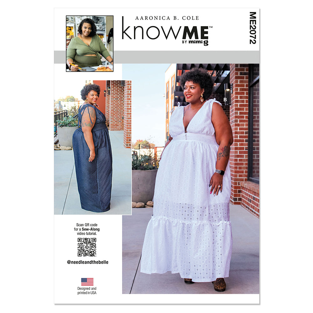 McCALLs ME2072 Misses and Womens Jumpsuit and Dress by Aaronica B. Cole