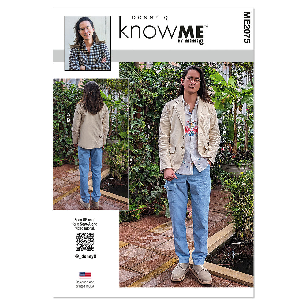 McCALLs ME2075 Mens Jacket and Pants by Donny Q