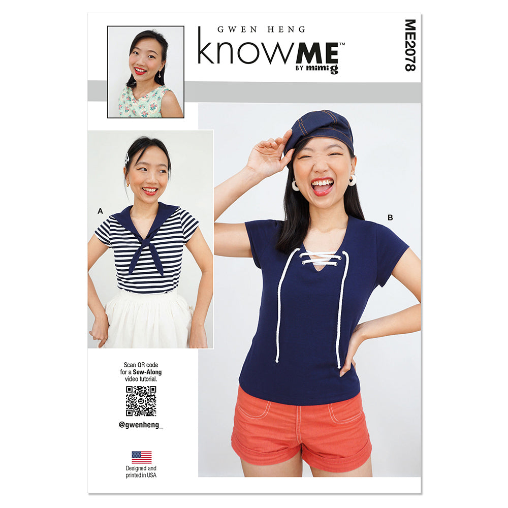 McCALLs ME2078 Misses Knit Tops by Gwen Heng