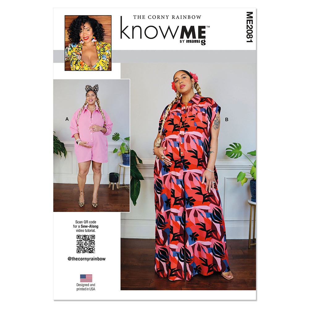 McCALLs ME2081 Misses Maternity Romper and Jumpsuit by The Corny Rainbow