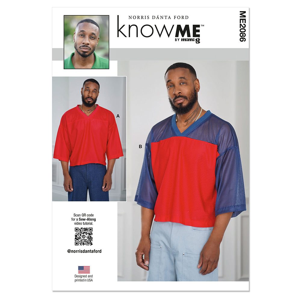 McCALLs ME2086 Mens Tops by Norris Dánta Ford