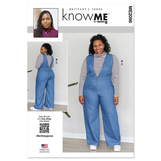 KNOW ME ME2096 Misses' Tops and Jumpsuit by Brittany J. Jones