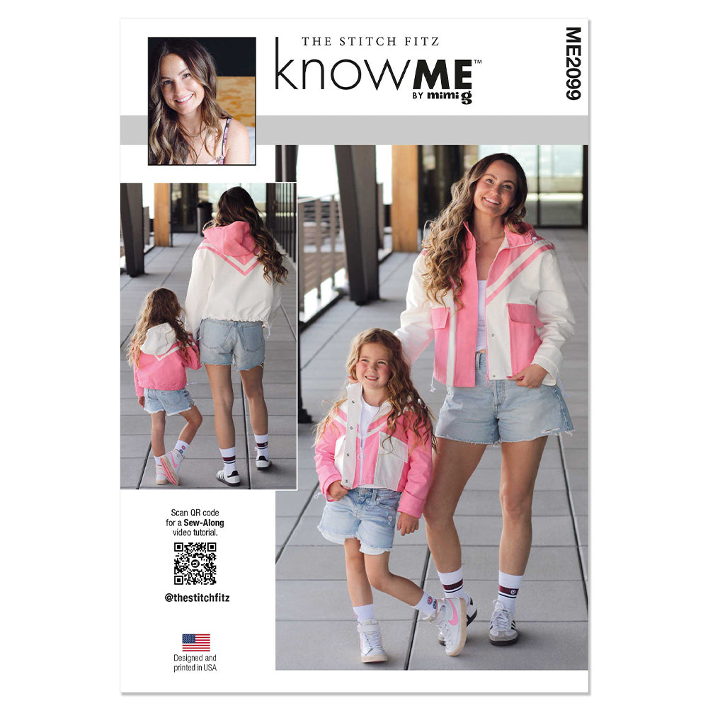 KNOW ME ME2099 Children's and Misses' Jacket by The Stitch Fitz