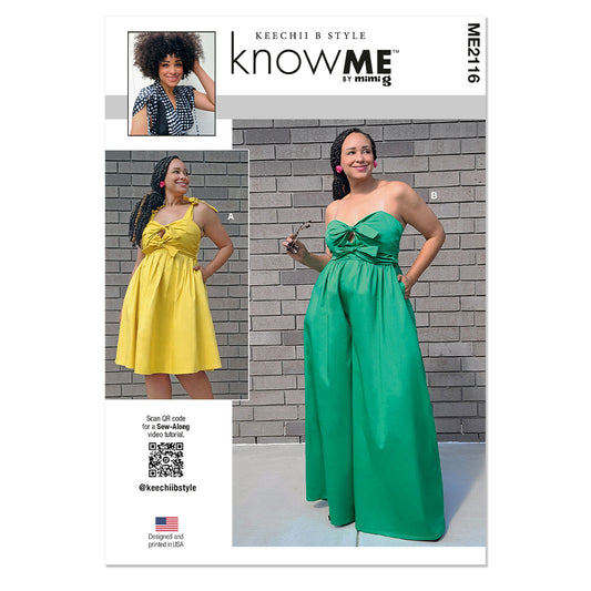 KNOW ME ME2116 Misses' Dress and Jumpsuit by Keechii B Style