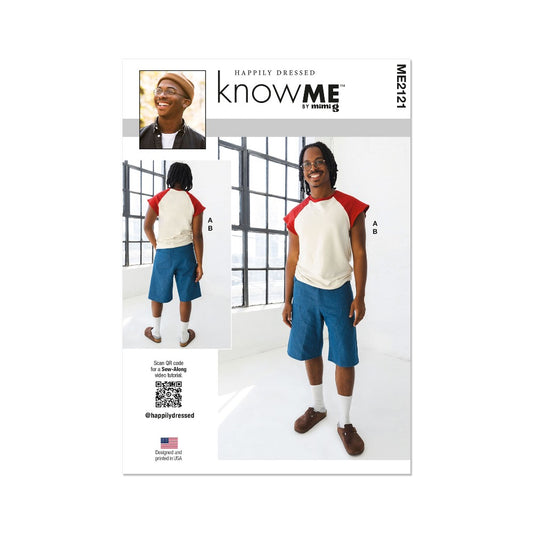 KNOW ME ME2121 Men's T-Shirt and Shorts by Happily Dressed