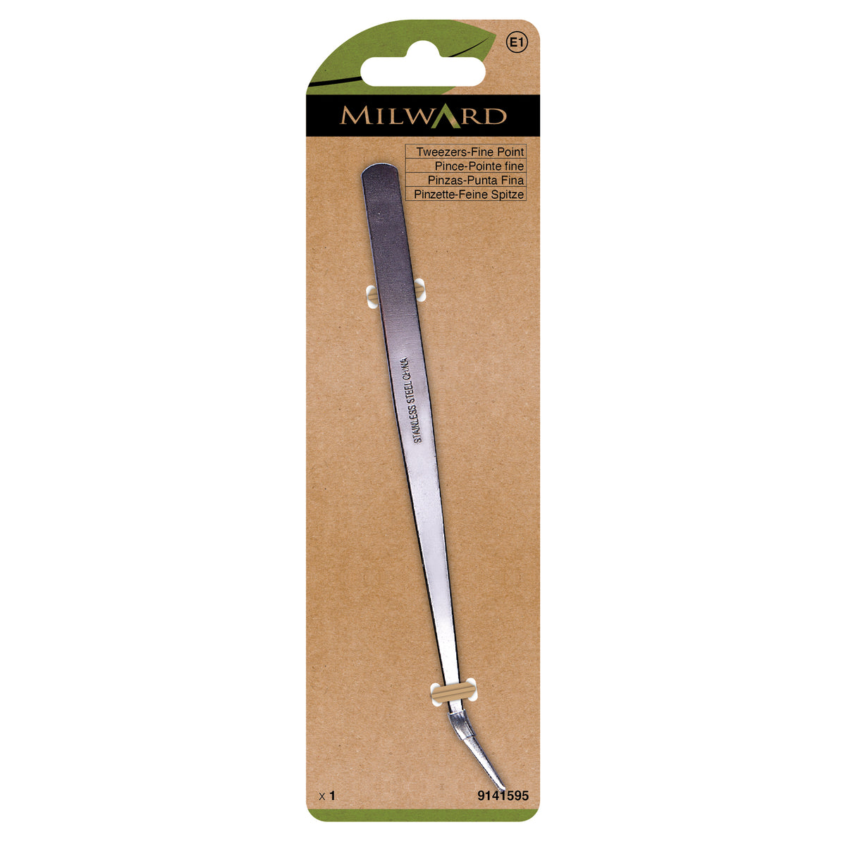 MILWARD GREEN Overlock Tweezers