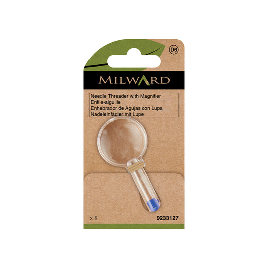MILWARD GREEN Needle Threader W.Magnifier