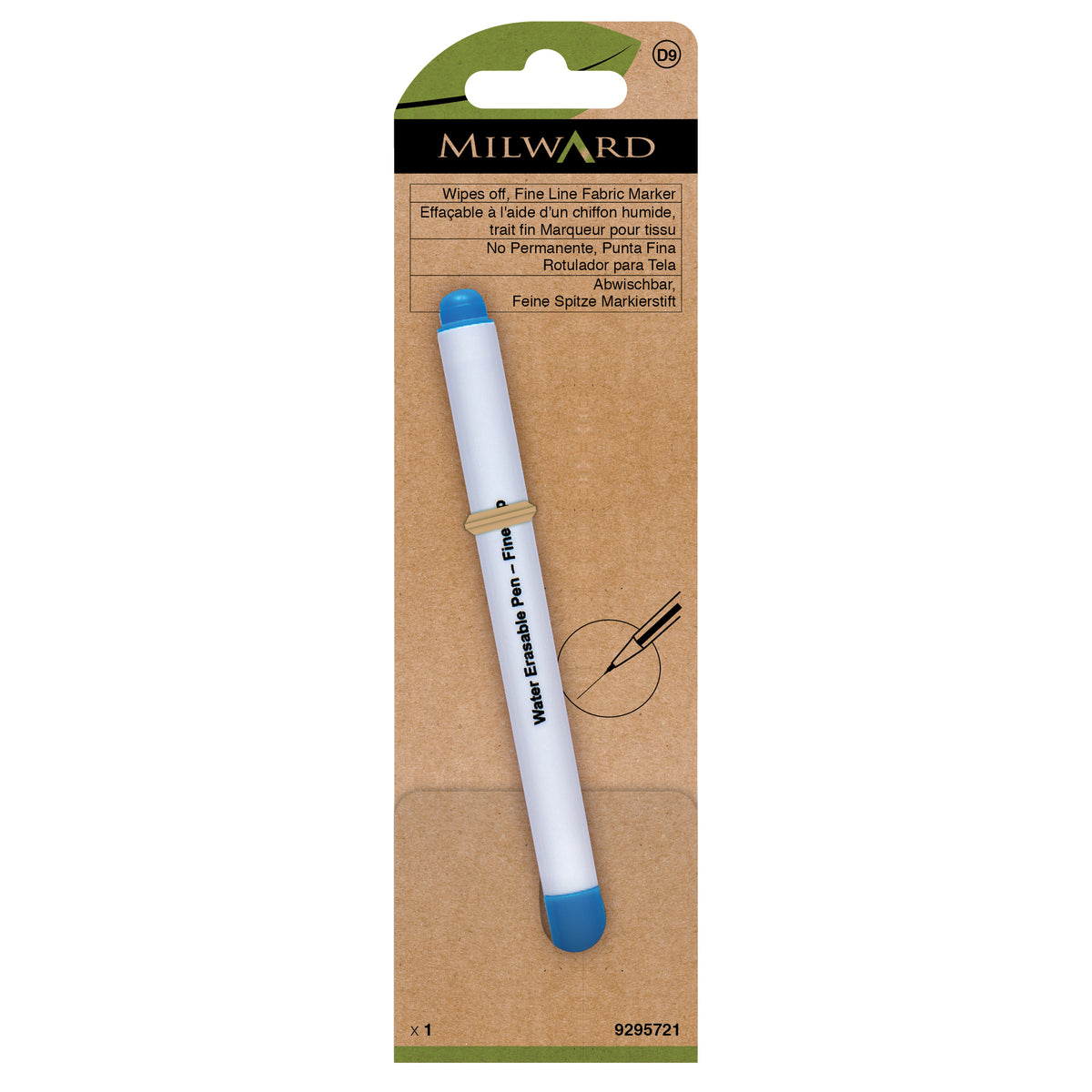 MILWARD GREEN Pen Wash-Out Fine Point