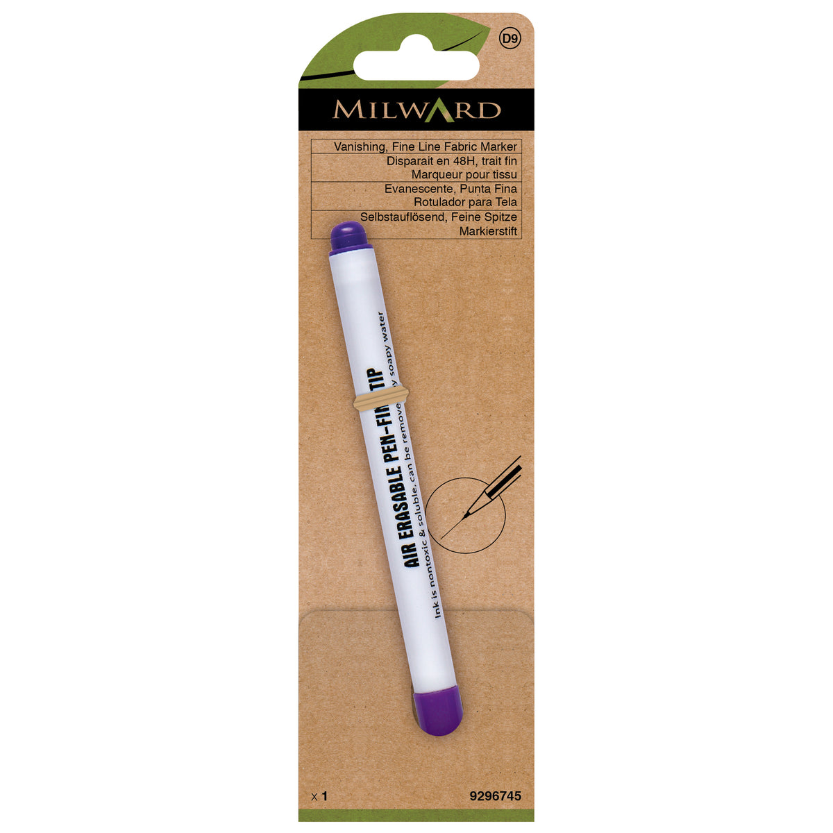 MILWARD GREEN Pen Vanishing Fine Point