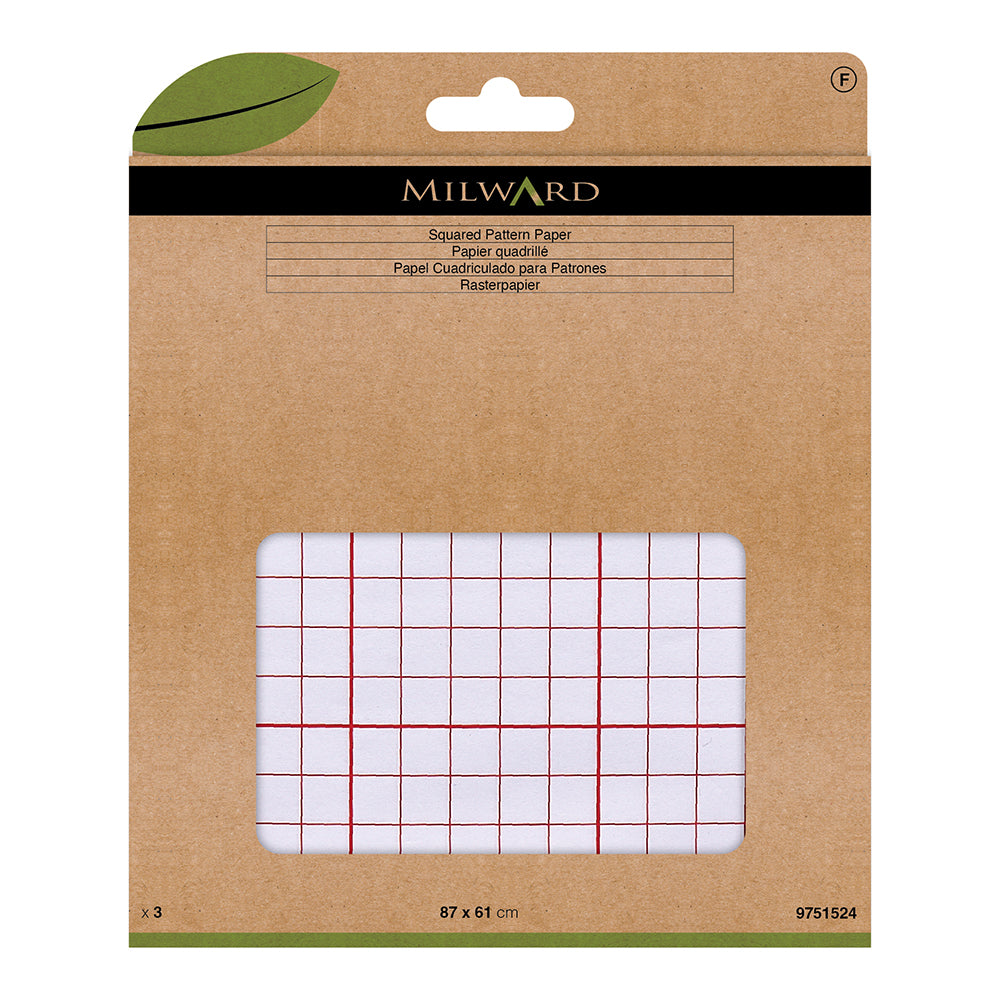 MILWARD GREEN Tracing Paper Squares 3 Pcs