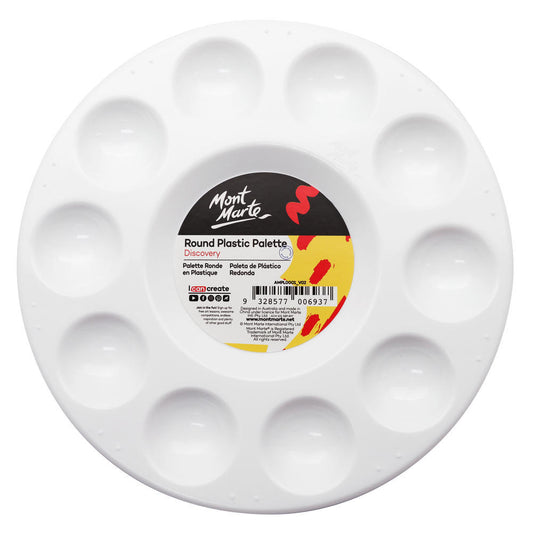 MONT MARTE Round Plastic Palette 17 cm
