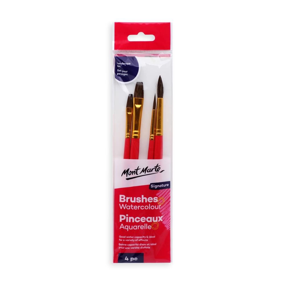 MONT MARTE Gallery Series Brush Set Watercolour 4 piece set