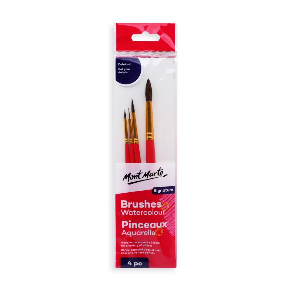 MONT MARTE Gallery Series Brush Set Watercolour 4 piece set
