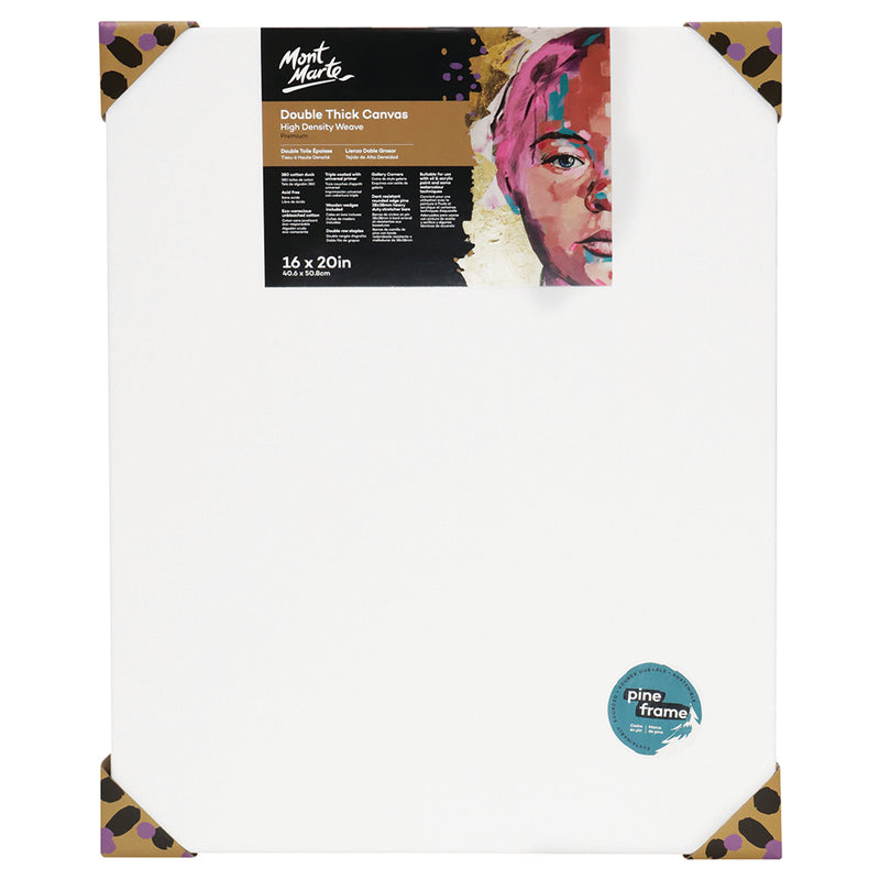 MONT MARTE Double Thick Canvas with Pine Frame 16" x 20" (40.6 x 50.8cm)