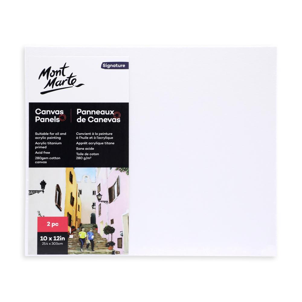 MONT MARTE Canvas Panels 25.4 x 30.5 cm (10 x 12 in.) - 2 pcs