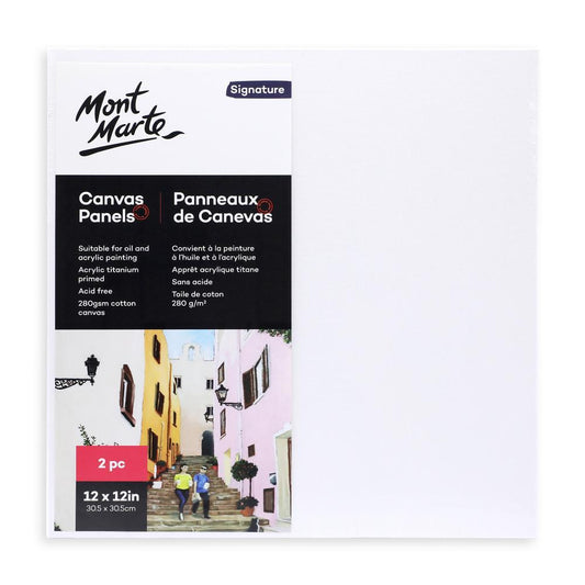 MONT MARTE Canvas Panels 30.5 x 30.5 cm (12 x 12 in.) - 2 pcs