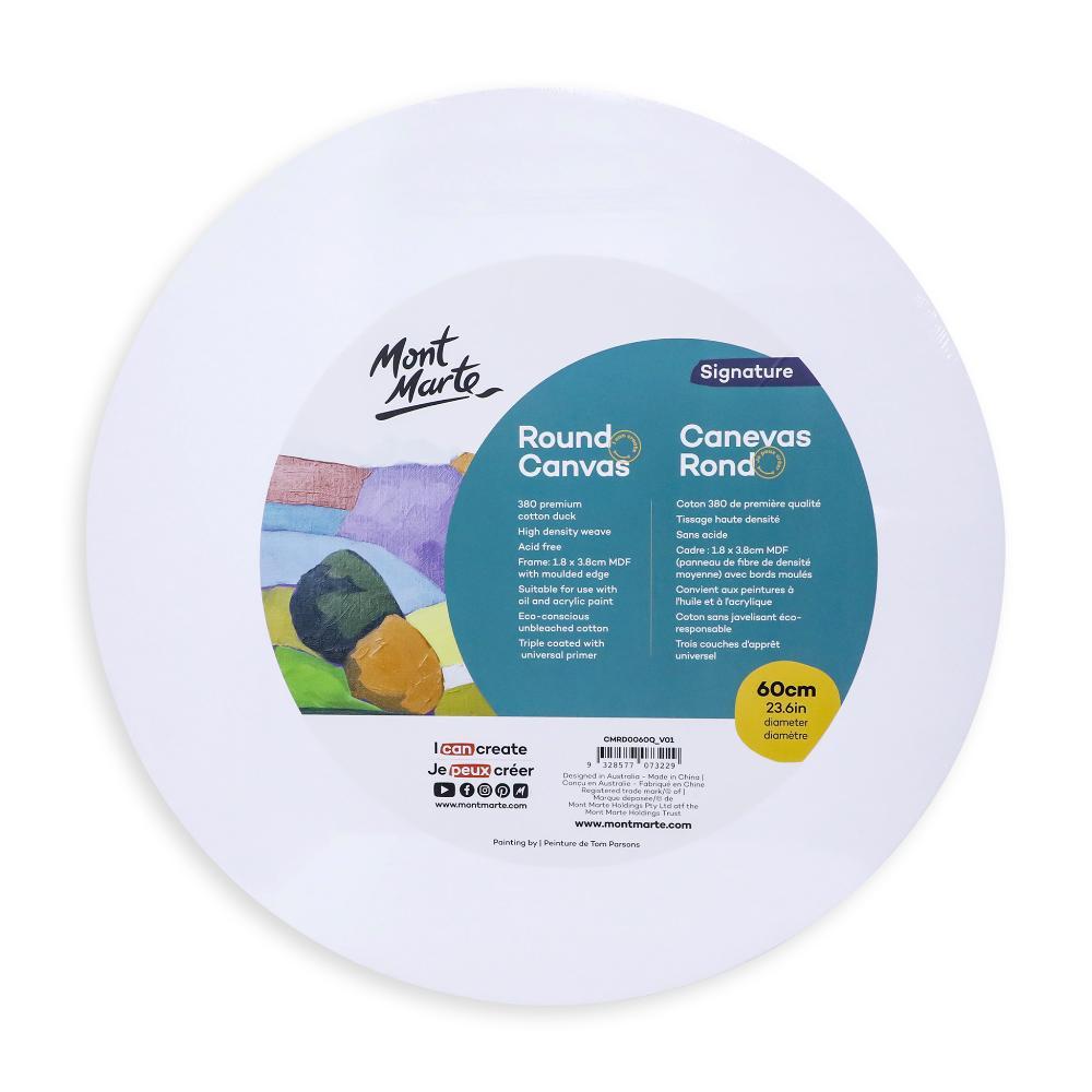 MONT MARTE Round Canvas 60 cm (24 in.)
