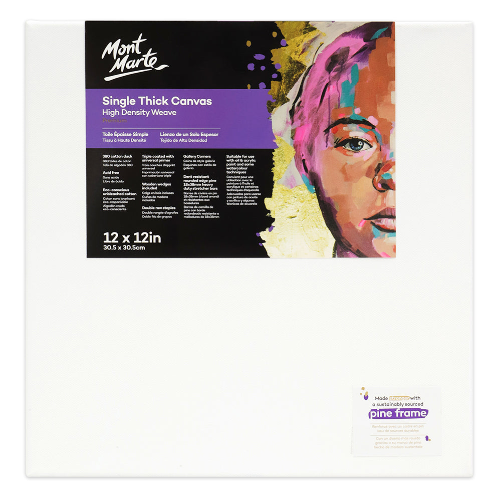 MONT MARTE Single Thick Canvas 30.5 × 30.5 cm