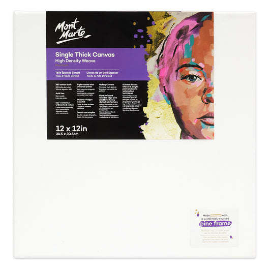 MONT MARTE Single Thick Canvas 30.5 × 30.5 cm