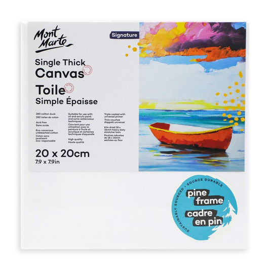 MONT MARTE Studio Single Thick Canvas 20 × 20 cm